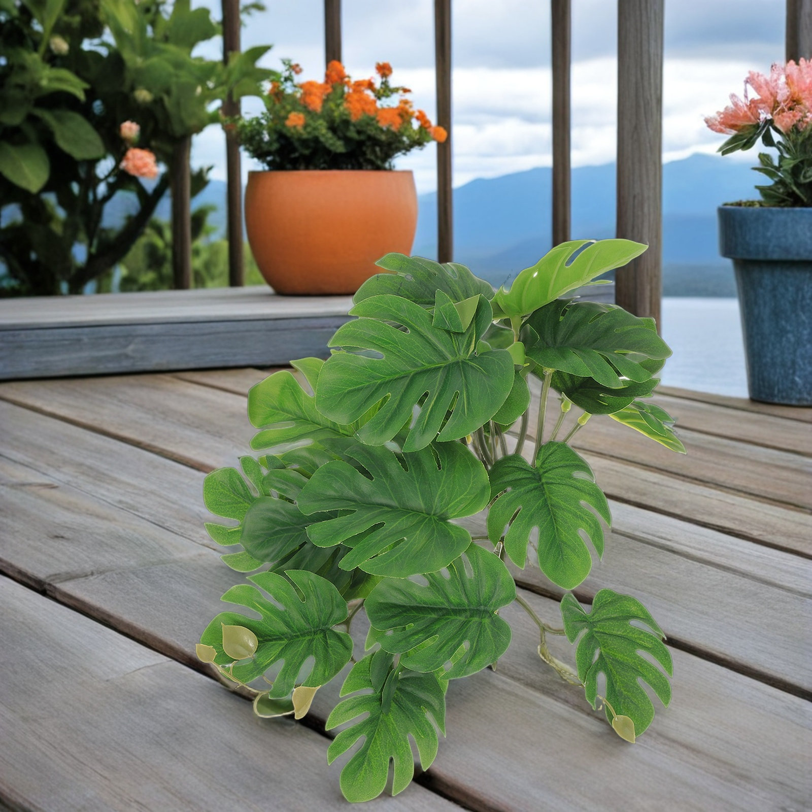 Planta artificial suspensa par - Snake Plant avaliação e preço